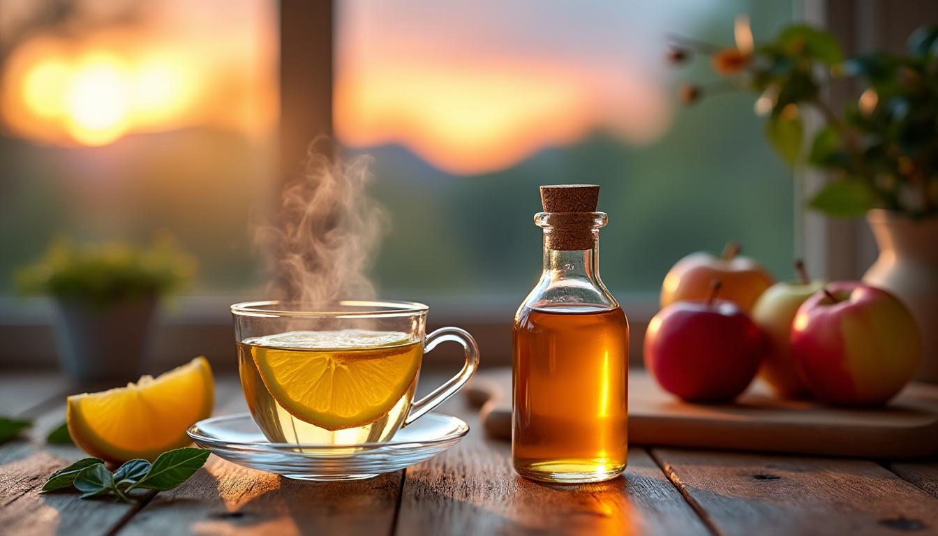 découvrez comment le mélange de vinaigre de cidre et d'eau chaude le soir peut aider à stimuler la perte de poids naturellement et améliorer votre bien-être.