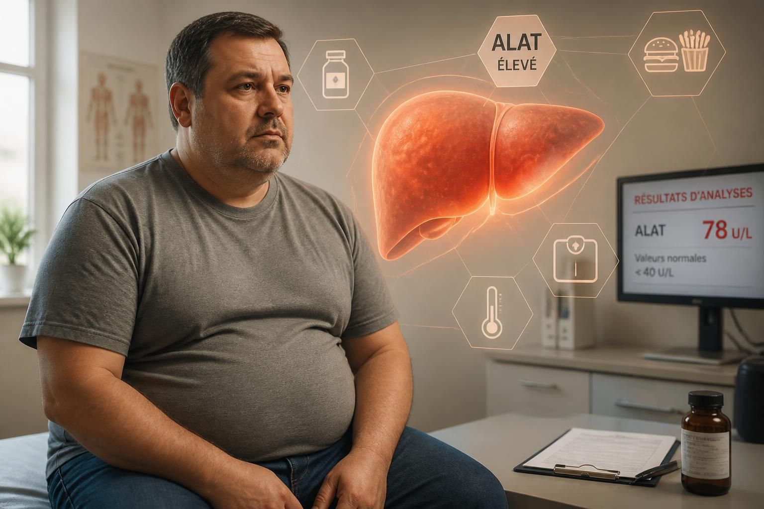 découvrez les liens méconnus entre un taux d'alat élevé, le surpoids et la santé de votre foie pour mieux comprendre et protéger votre organisme.