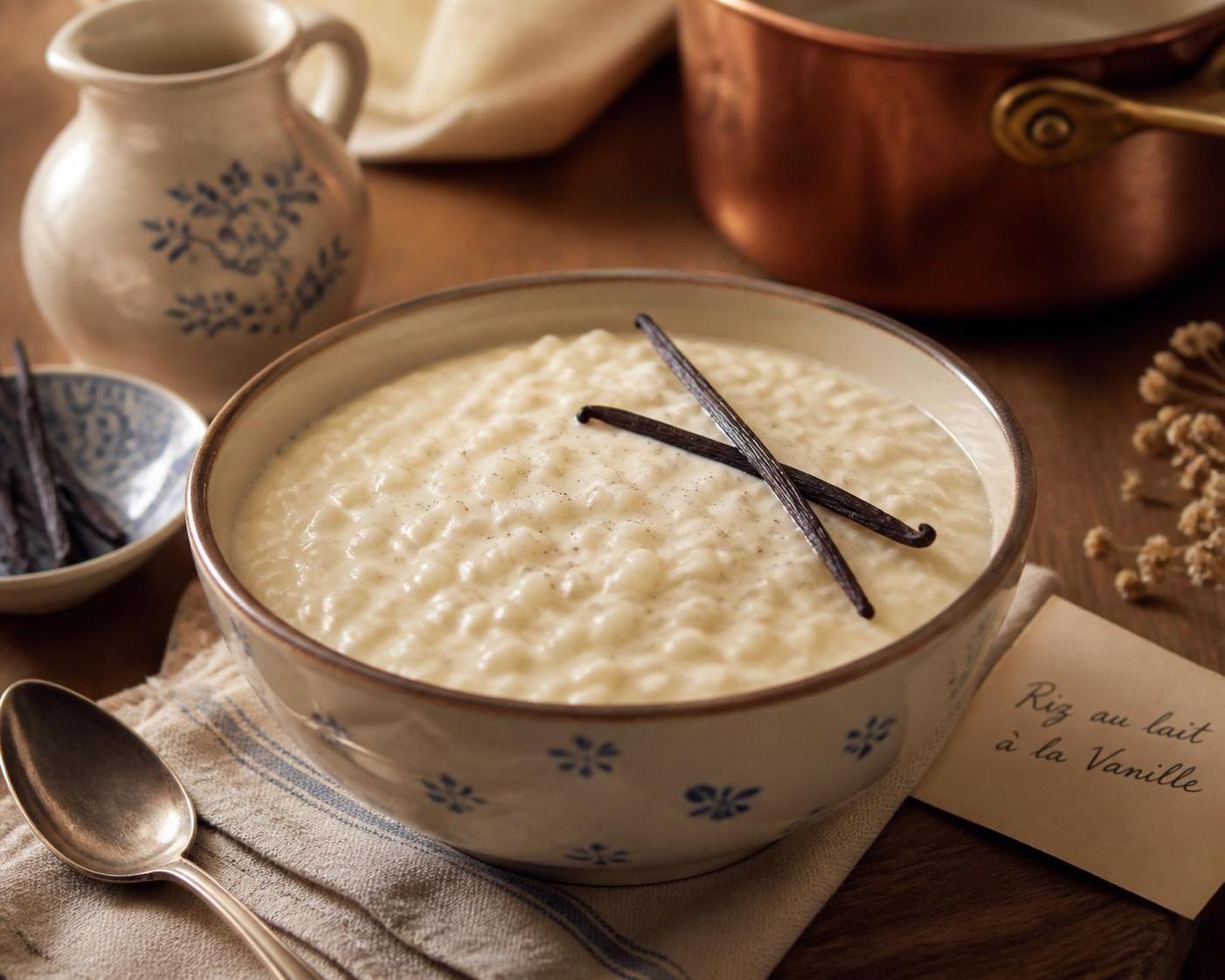 découvrez la recette gourmande de riz au lait de cyril lignac, facile à réaliser et parfaite pour un dessert réconfortant à partager sans attendre.