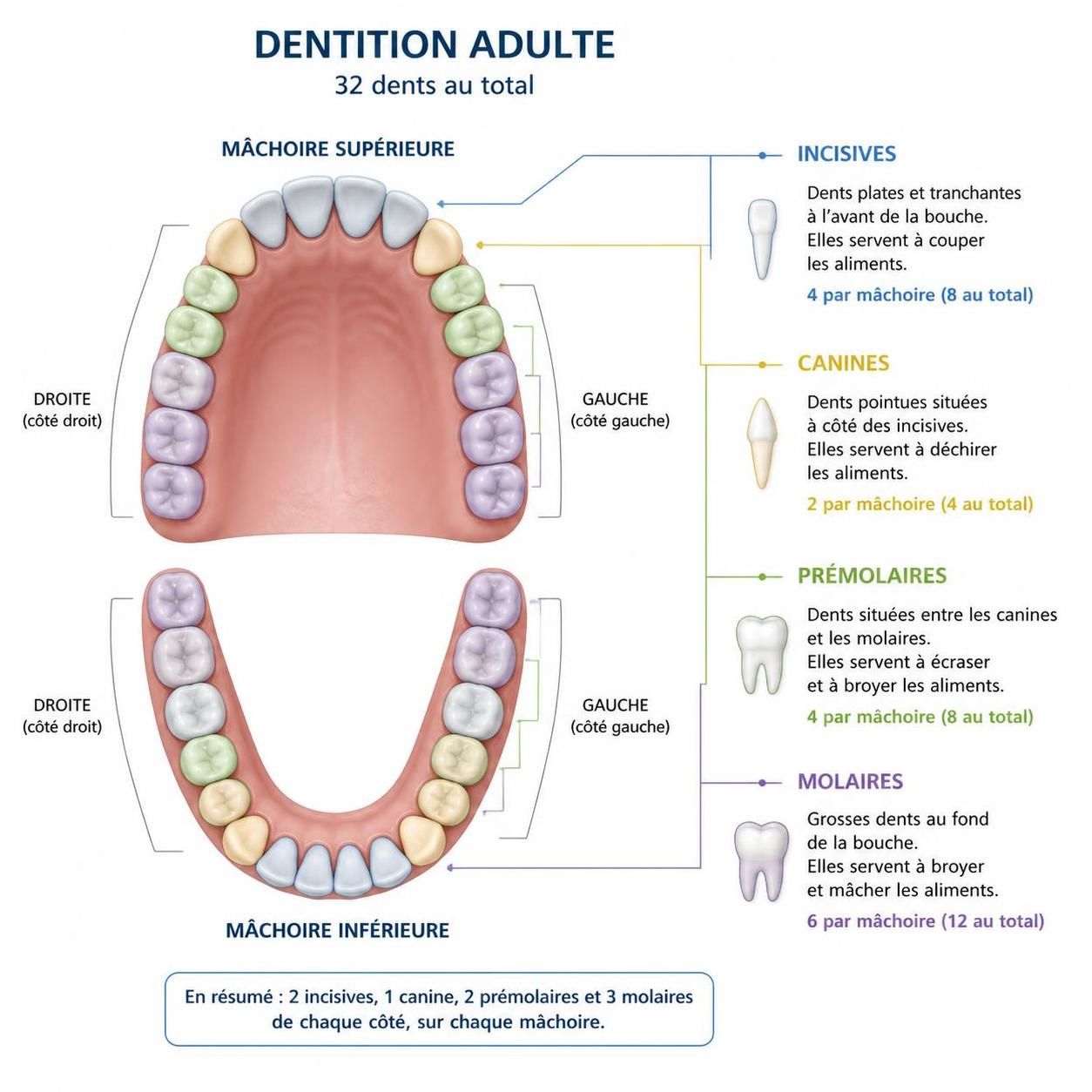 découvrez le nom des dents et leur rôle essentiel pour mieux préserver votre sourire. guide complet pour une santé dentaire optimale.