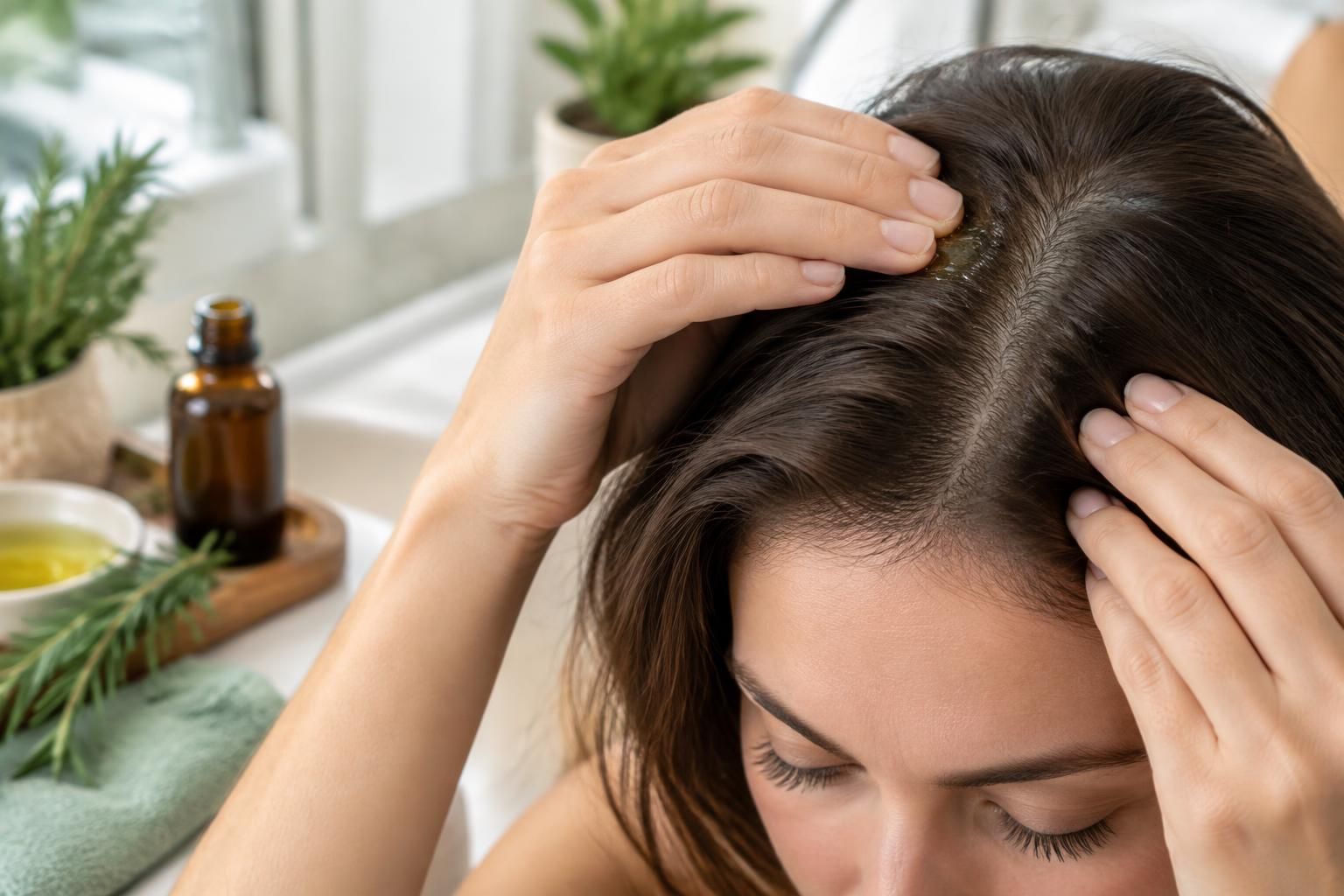 découvrez quelles huiles essentielles peuvent aider à apaiser un cuir chevelu irrité et à limiter les pellicules, avec des conseils d’utilisation prudente.