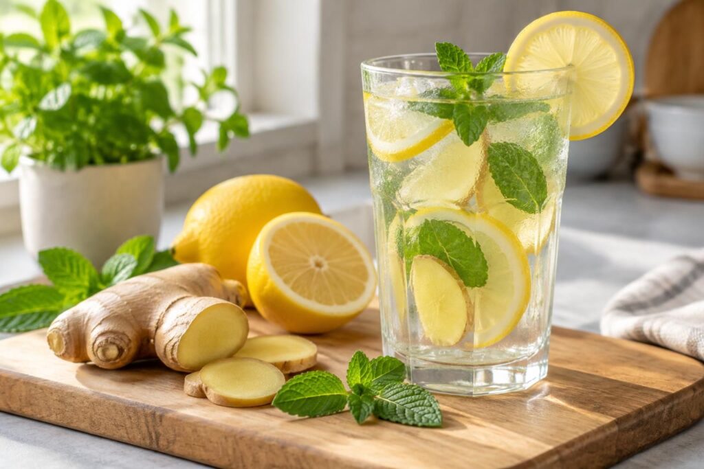 découvrez comment préparer une boisson au gingembre et au citron, simple et naturelle, à intégrer à une alimentation équilibrée pour accompagner votre perte de poids.