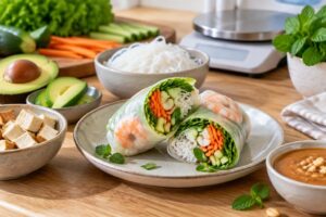 découvrez les calories d’un rouleau de printemps et comparez l’apport selon les ingrédients : vermicelles, crevettes, porc, légumes et sauce.